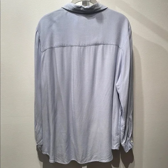 Alexandra Jordan Chambray Shirt 100% Rayon size 1X - Picture 6 of 6